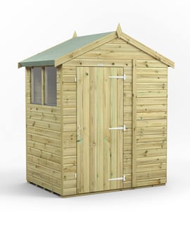 Power 4x6 Premium Apex Wooden Shed