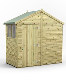 Power 4x8 Premium Apex Wooden Shed