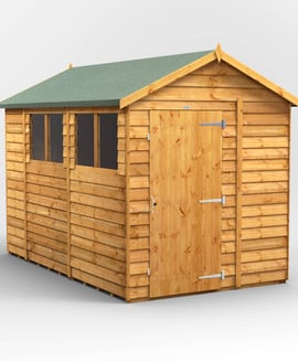 Power 10x6 Overlap Apex Wooden Shed