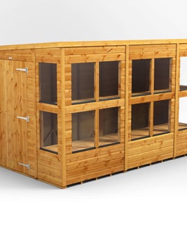 Power 10x6 Pent Potting Shed