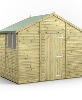 Power 6x10 Premium Apex Wooden Shed