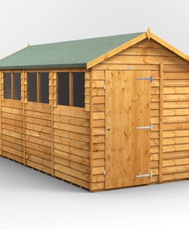 Power 14x6 Overlap Apex Wooden Shed