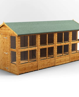 Power 16x6 Apex Potting Shed