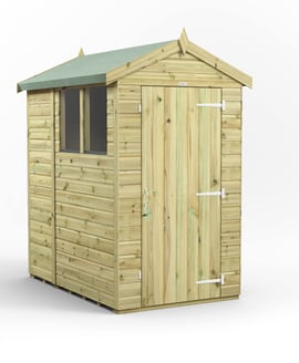 4ft Wide Premium Apex Wooden Sheds