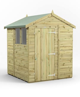 Power 6x6 Premium Apex Wooden Shed