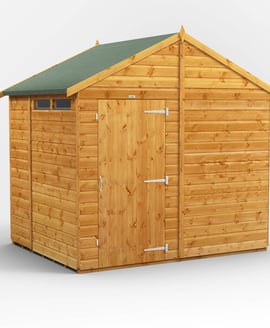 Power 6x8 Apex Security Shed