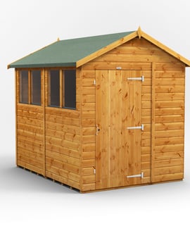 Power 8x6 Shiplap Apex Wooden Shed