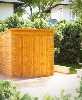 Power 6x8 Pent Storage Shed