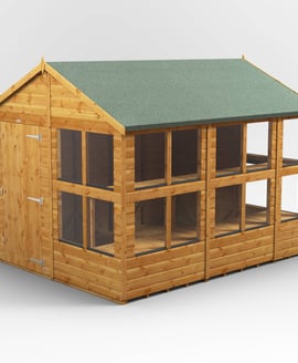 Power 10x8 Apex Potting Shed