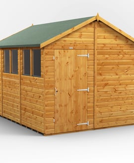 Power 10x8 Shiplap Apex Wooden Shed