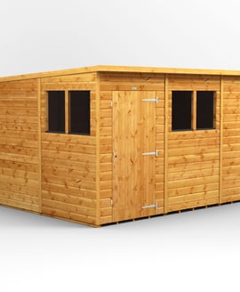 Power 10x8 Shiplap Pent Wooden Shed