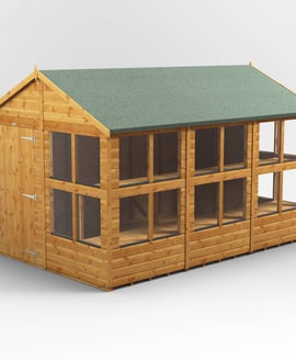 Power 12x8 Apex Potting Shed