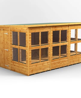 Power 12x8 Pent Potting Shed