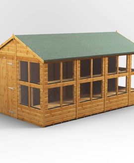 Power 14x8 Apex Potting Shed
