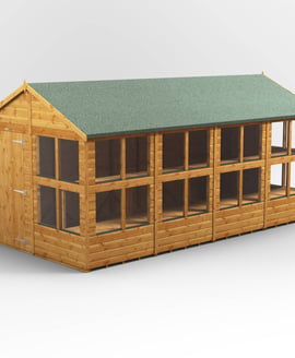 Power 16x8 Apex Potting Shed