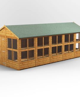 Power 20x8 Apex Potting Shed