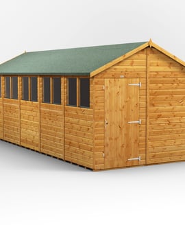 Power 20x8 Shiplap Apex Wooden Shed