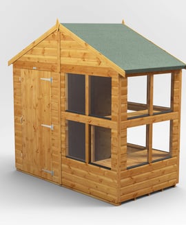 Power 4x8 Apex Potting Shed