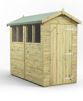 Power 8x4 Premium Apex Wooden Shed