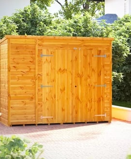 Power 8x5 Pent Storage Shed