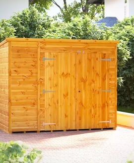 Power 8x6 Pent Storage Shed
