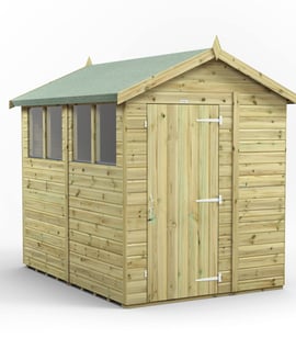 6ft Wide Premium Apex Sheds