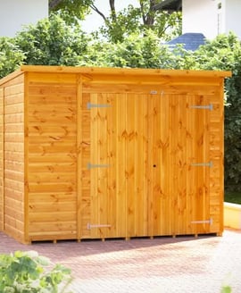 Power 8x8 Pent Storage Shed