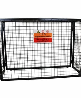 Bulldog Gas Bottle Storage Cage 4 Bottle