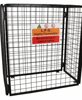 Bulldog Gas Bottle Storage Cage 3 Bottle
