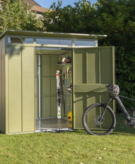 Hormann Berry 8x4 Pent Metal Garden Shed
