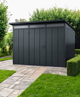 Hormann Berry 8x8 Pent Metal Garden Shed
