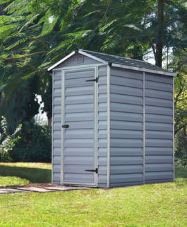 Palram Canopia 4x6 Plastic Skylight Grey Shed