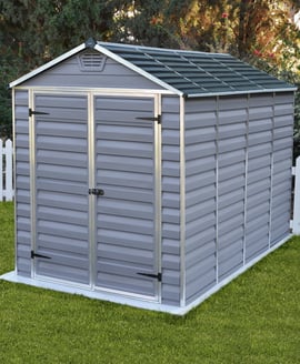 Palram Canopia 6x10 Plastic Skylight Grey Shed