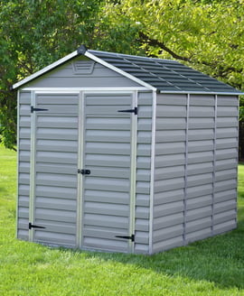 Palram Canopia 6x8 Plastic Skylight Grey Shed