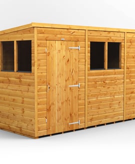 Power 10x4 Shiplap Pent Wooden Shed