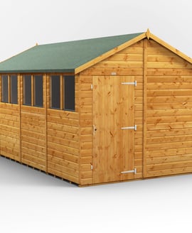 Power 14x8 Shiplap Apex Wooden Shed