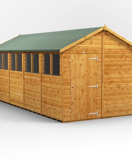 Power 18x8 Shiplap Apex Wooden Shed