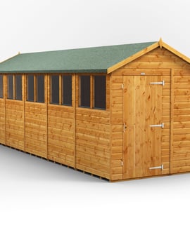 Power 20x6 Shiplap Apex Wooden Shed