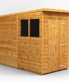 Power 4x8 Shiplap Pent Wooden Shed