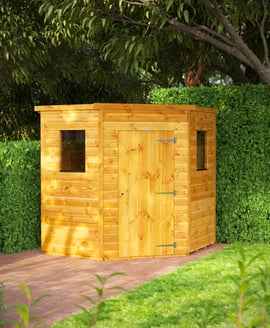 Power 6x6 Corner Shiplap Shed