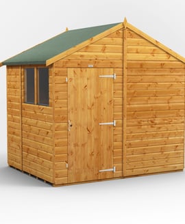 Power 6x8 Shiplap Apex Wooden Shed