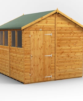 Power 8x8 Shiplap Apex Wooden Shed