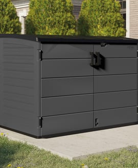 Suncast 6x4 Stow Away Plastic Garden Store