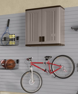 Suncast Wall Cabinet In Grey