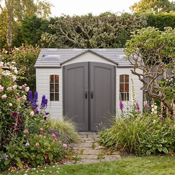 Lifetime 10x8 plastic garden shed