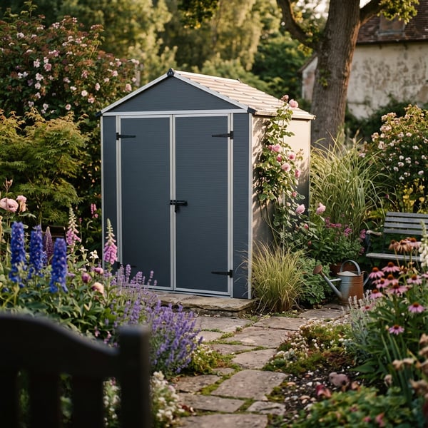 Palram Canopia 6x5 Rubicon plastic shed